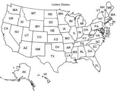 us maps abbreviations