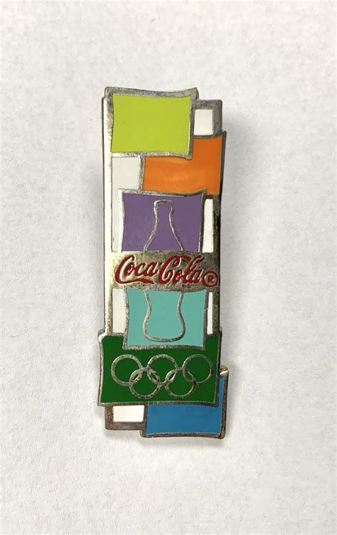 Pincollector Coca Cola Bottle W Olympic Rings