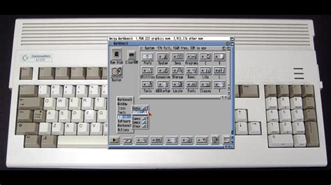 Amiga 1200 Odc4 Karta Cf Prezentacja Wb 30 Youtube