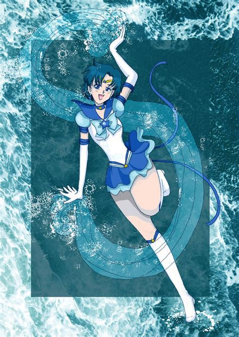Eternal Sailor Mercury By Lamarce Sailor Mercury Sailor Best Hero