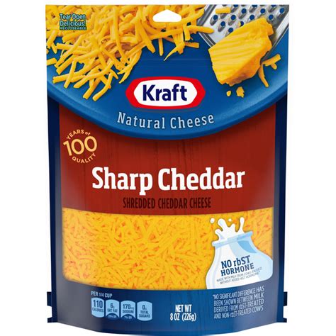 Save On Kraft Cheddar Cheese Sharp Shredded Natural Order Online