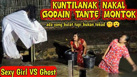 Kuntilanak Nakal Godain Tante Montok Di Sungai Sexy Girl Vs Ghost