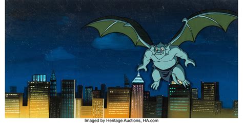Gargoyles Deadly Force Broadway Production Cel And Key Master Lot