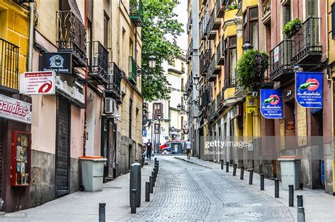 Streets Of Madrid Spain Stock Photo Getty Images