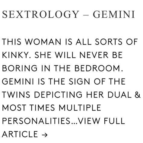 Pin On Sextrology
