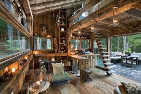 Incredible Log Cabin Rustic House One Room Cabin House