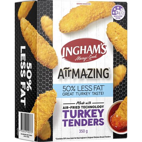 Ingham S Frozen Airmazing Turkey Tenders G Woolworths