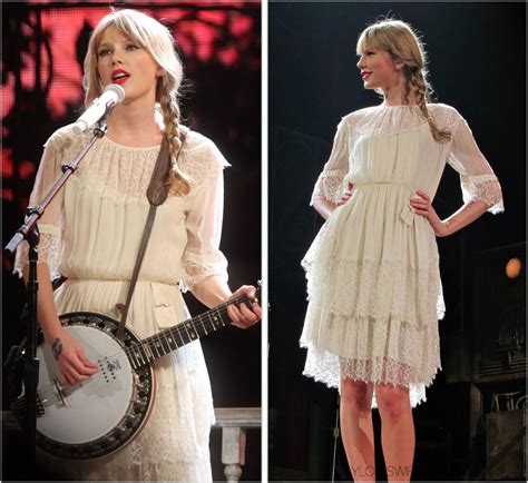 Taylor Swift Speak Now Tour Our Song And Mean Taylor Swift Dress