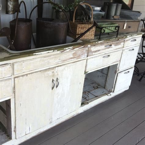 Maybe you would like to learn more about one of these? Salvaged kitchen cabinets and sink. | Make A House A Home ...