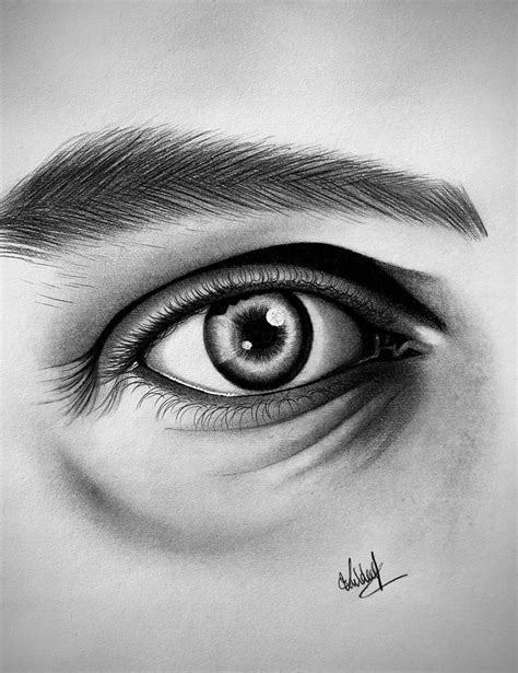 A Beautiful Eye Drawing By Kuldeep Singh Saatchi Art