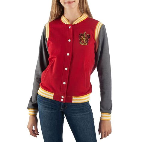 Bioworld Womens Harry Potter Gryffindor Varsity Jacket
