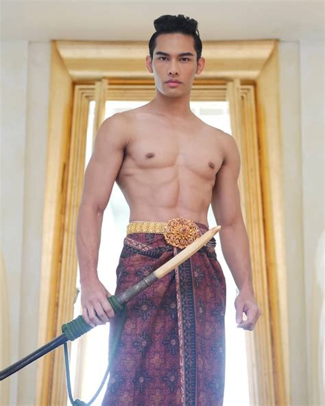 Thai guy in ancient costume Thailand ชด สไตลไทย ไทย