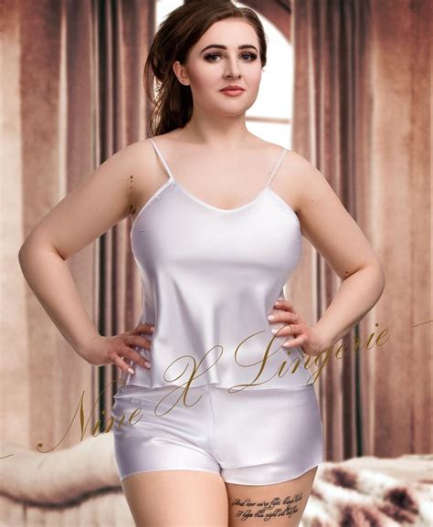 Nine X Sexy Satin Cami Set Plus Size S Xl Pyjama Set Bride Sleepwear Ebay
