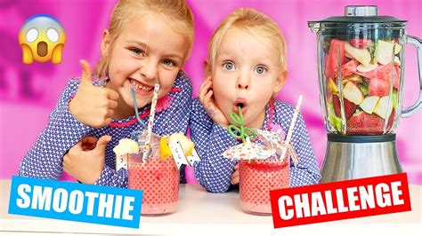 Hoi, welkom op het kanaal van de zoete zusjes! DE SMOOTHIE CHALLENGE!! Een Lekkere Mix Of Is Het Niks? ♥DeZoeteZusjes♥ - YouTube