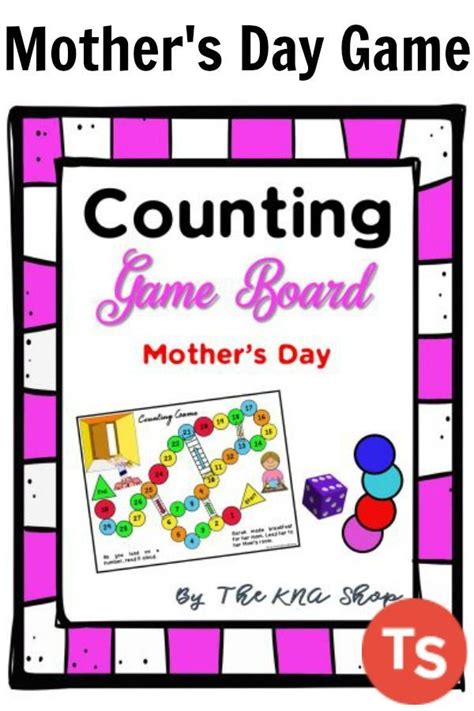 Math board games develop skills like problem solving, pattern, estimation, and spatial sense. A Printable Mother's Day Board Game for counting practice ...