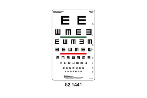 Eye Charts Braun And Co Limited