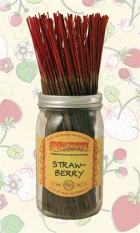 Amazon Com Strawberry Wildberry Incense Sticks Health Household