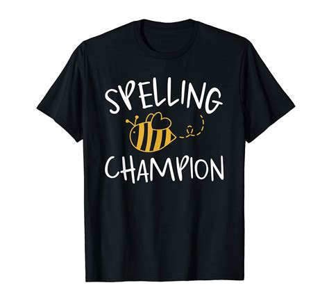 Buy Cute Spelling Bee Champion Teacher School Spelling Bee T Shirt