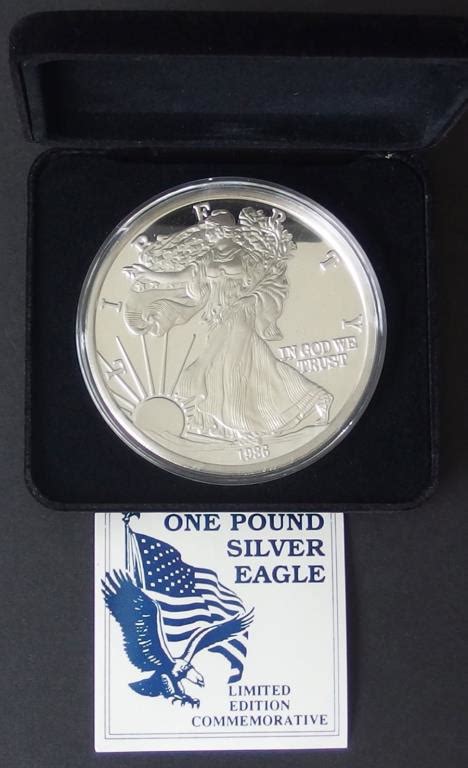 One Troy Pound Silver Eagle Coin