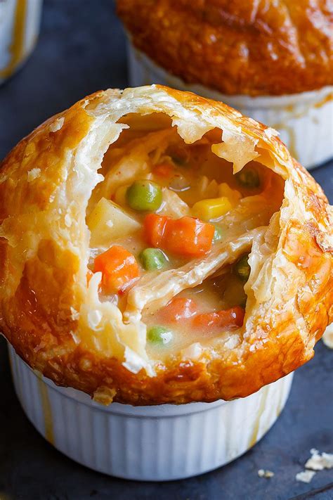 Place the pie on a baking sheet and place it in the oven. Chicken Pot Pie Recipe — Eatwell101
