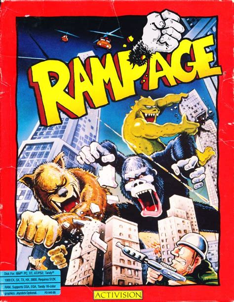 Rampage For Dos 1988 Mobygames