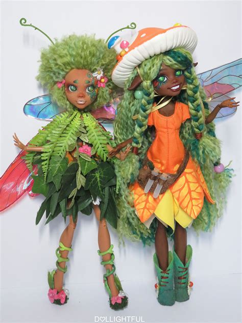 Iggy And Amanita The Garden Fairy Sisters By Dollightful Custom