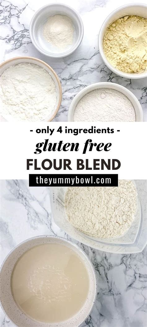Homemade Gluten Free Flour Blend The Yummy Bowl