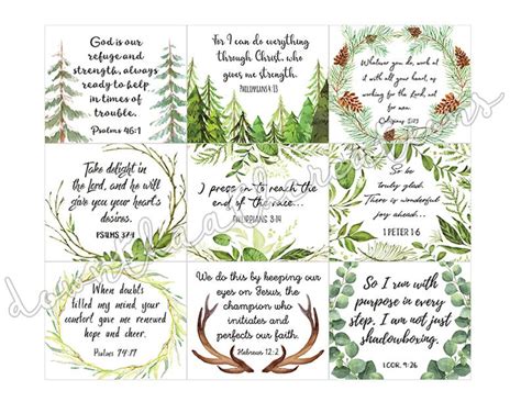 Mens Bible Verse Cards Printable 3x 25 Instant Etsy