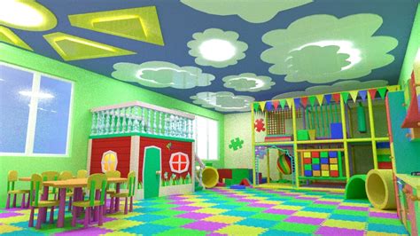 Artstation Kindergarten Interior Design 2020