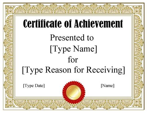 Free Certificate Template Powerpoint Instant Download