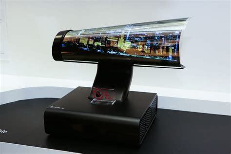 Lgs 18 Inch Rollable Oled Display Pictures Cnet