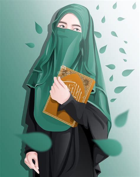 Igpin069 Hijabvector Vectorngawur Vectorart Niqob Kenanganmantan
