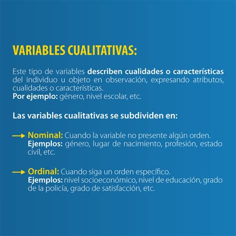 Ejemplos De Variables Cualitativas Nominales Xili