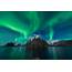 Northern Lights Over Olstind  Lofoten Islands Norway Friday Photo