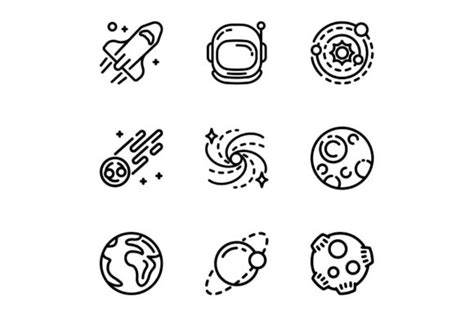 80 Science Icons Set Cartoon Style Graphic By Nsit0108 · Creative Fabrica