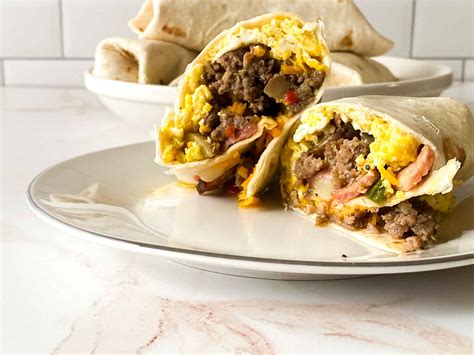 Easy Homemade Loaded Breakfast Burritos Recipe