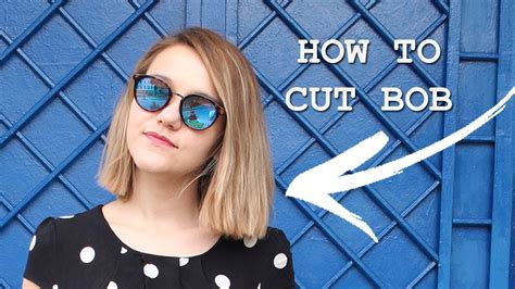 How To Cut Your Own Bob Easy Technique At Home Hair Cut That Actually