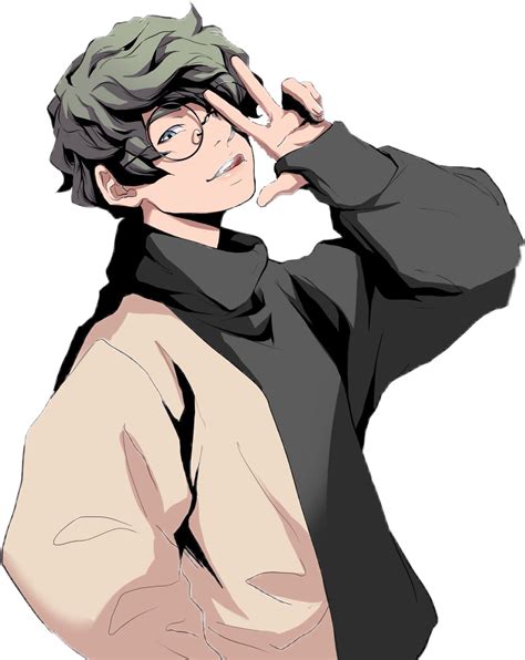 Anime Boy With Glasses Posted By Michelle Walker