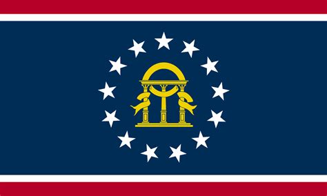 Official Georgia State Flag