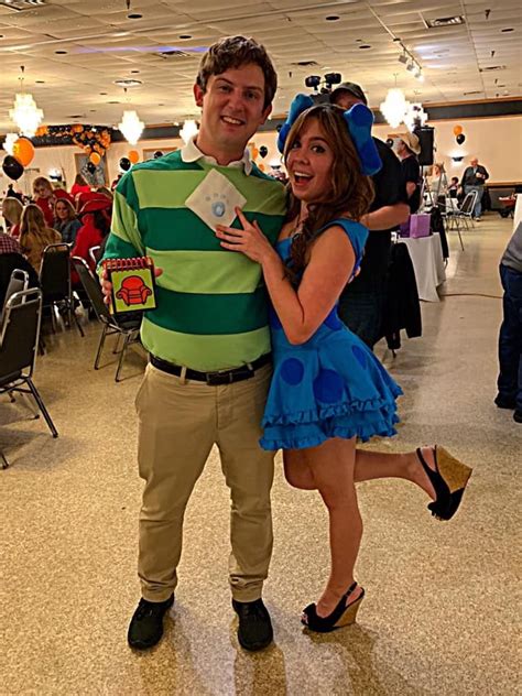 Blues Clues Couple Halloween Costume Blue And Steve Blues Clues Costume Steve Costume