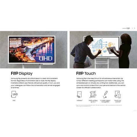 Interactive Display Samsung Flip Interactive Display 1