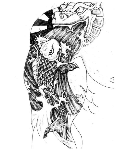 Koi Fish Tattoo By Scotthallmeyer On Deviantart