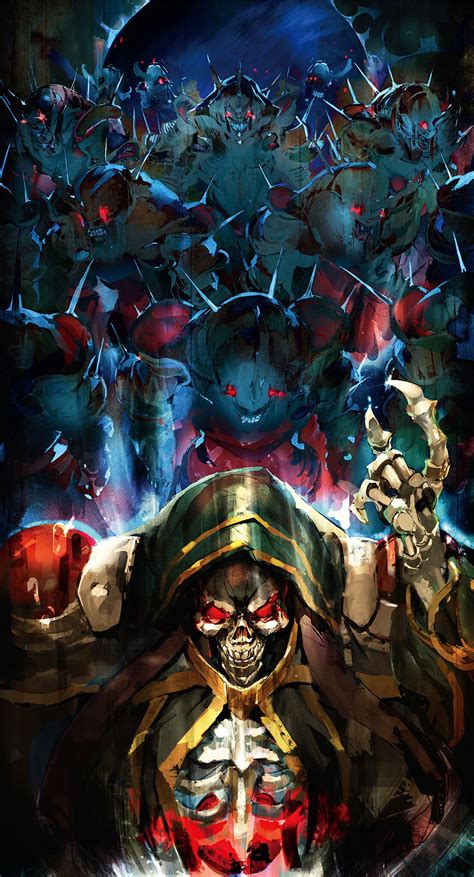 Wallpaper Ainz Ooal Gown Overlord Anime Creature Skull 1106x2048