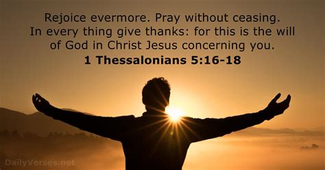 1 Thessalonians 516 18 Bible Verse Kjv