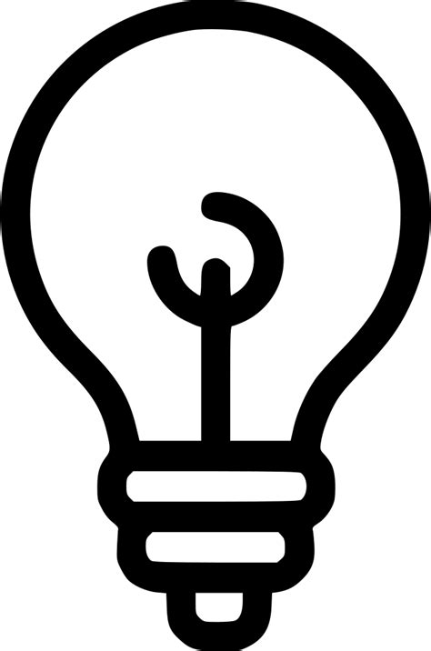 Creative Bulb Lamp Svg Png Icon Free - Idea Lamp Icon Png Clipart
