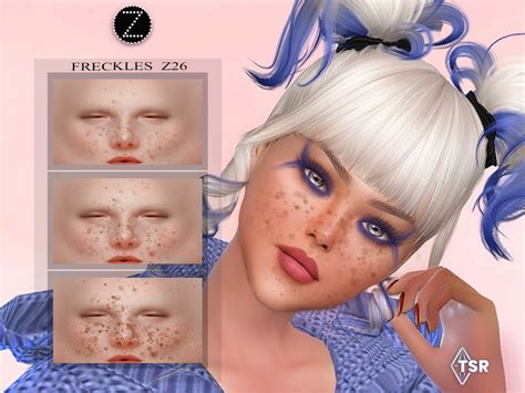Freckles Z26 By Zenx From Tsr Sims 4 Downloads