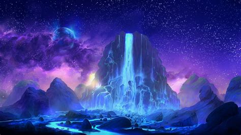 1600x900 Fantasy Waterfall 1600x900 Resolution Hd 4k Wallpapers Images