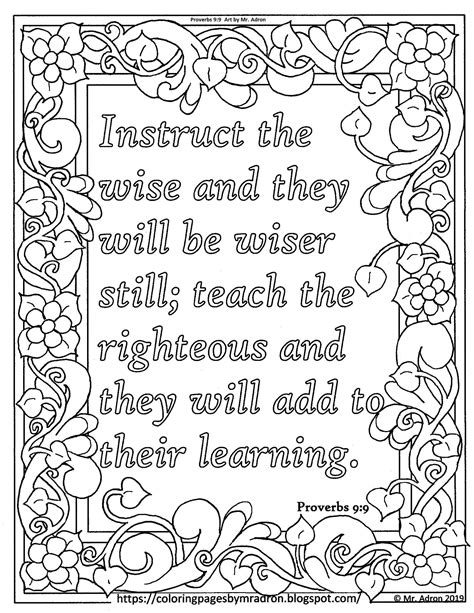 33 best ideas for coloring | Proverbs 3 5 Coloring Page