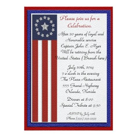 In a business entity, birthday parties are usually held monthly, for the birthday celebrants for that month. Military Retirement Party Invitation | Zazzle.com ...