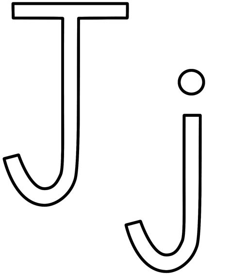 See more ideas about j letter images, stylish alphabets, monogram letters. letter_j coloring - Preschool Crafts